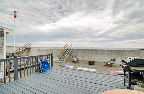 Brant Rock Casa | Oceanfront Marshfield Home on Brant Rock Beach