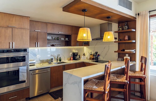 La Paz Villa | Beachfront Villa Nautilus at Puerta Cortes Resort - House Keeping and Golfcart
