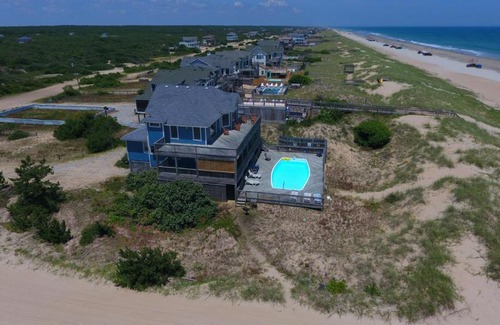 Carova Beach Casa | Oceanfront, Wild Horses, Ocean Views, Private Pool, 4x2251, Beauty & The Beach