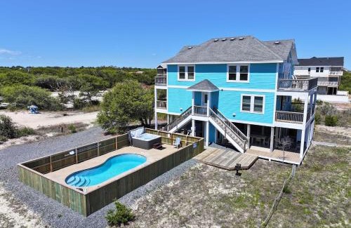 Carova Beach Casa | Oceanside, Priv Pool, Hot Tub, Foosball, Wild Horses- 4x2177, Frosty Shores