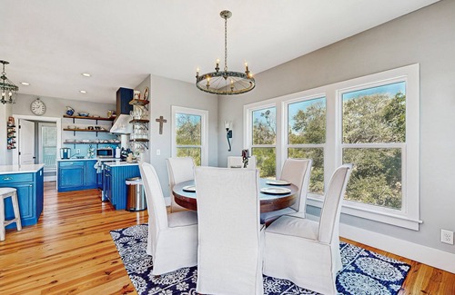 Edisto Island Casa | Oceanview home in Edisto Beach, fire pit, & well-equipped kitchen