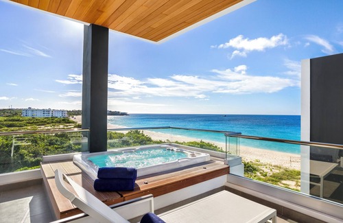 West End Village Villa | Oceanview Penthouse Villa at Award-winning Tranquility Beach Resort on Meads Bay