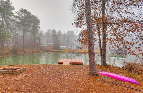 Milledgeville Casa | Oconee Lake House with Private Dock