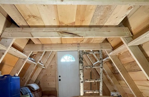 Monson Cabina | Off grid A-frame cabin nestled in the Maine woods