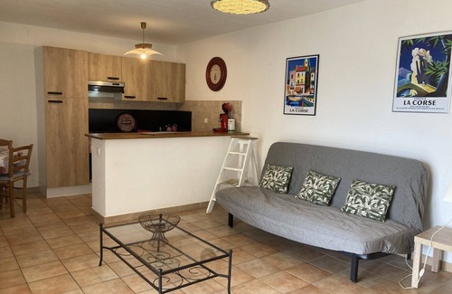 Santa-Reparata-di-Balagna Apartamento | Offre Dernières Minutes T2 Clim vue mer et 5mns à Pied du Centre et des Plages