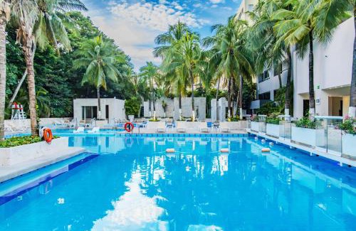 Área de la avenida Tulum Hotel | Oh! Cancun - The Urban Oasis & Beach Club