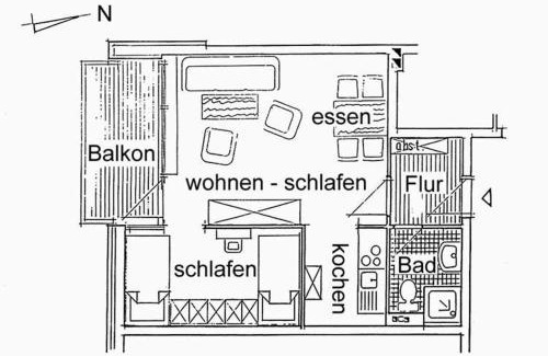 Wyk auf Foehr Apartamento | Oland Whg 17 Wellenflüstern