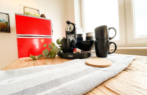Schleswig Apartamento | Old apartment with panoramic view of the Schlei, balcony and fireplace in the heart of Schleswig