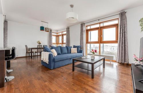 Muranow Apartamento | Old Money Tower Panoramiczny Widok z 8 Piętra Garaż Arkadia Westfield Metro Gdańska