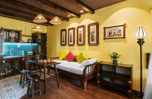Old Quarter Apartamento | Old Quarter Art boutique Railview Apart 2bd Washer