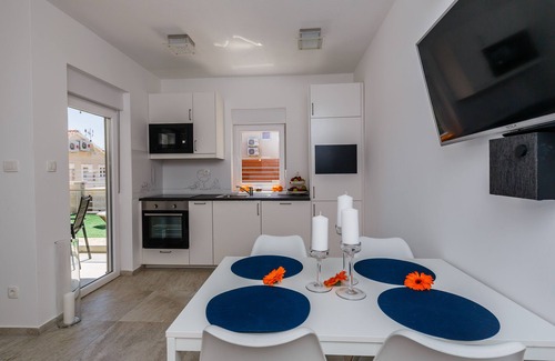Veliki Drvenik Apartamento | Olea Resort, 50m2, Teilweise Meerblick