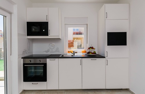 Veliki Drvenik Apartamento | Olea Resort, 50m2, Teilweise Meerblick