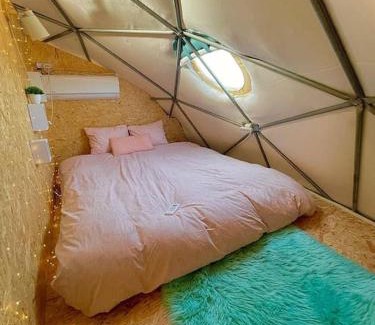 Yavne'el Otro | Olive Dome - כיפה גיאודזית ענקית ומודרנית בין עצי הזית