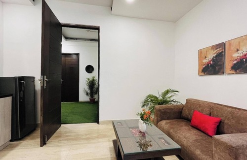 Sushant Lok Apartamento | Olive Service Apartment Near Artemis