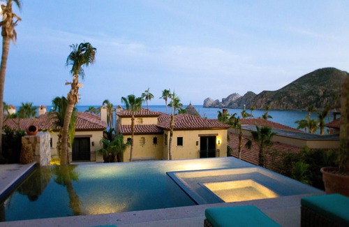 El Médano Ejidal Villa | Hacienda Beach Club, mejor edificio, piscina privada, spa, pozo de fuego. Preciosas vistas