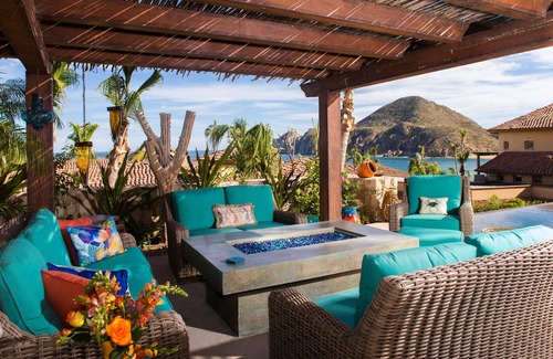 El Médano Ejidal Villa | Hacienda Beach Club, mejor edificio, piscina privada, spa, pozo de fuego. Preciosas vistas