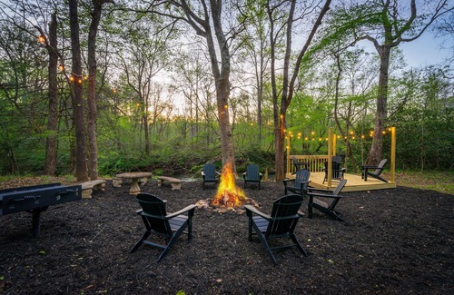 Dahlonega Cabina | On The River Bnb ~River Deck ~Fire Pit ~Game Room