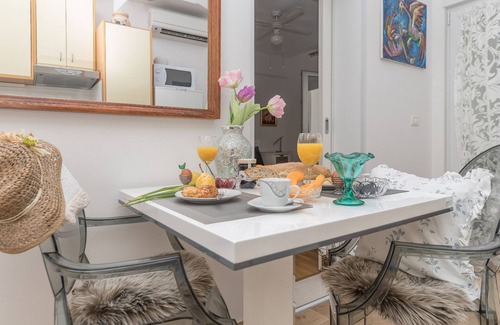 Dugis Apartamento | Apartamento de una habitación con balcón y vista al mar Makarska (A-23153-a)