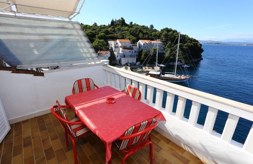 Racisce Apartamento | Apartamento de una habitación en la playa Racisce, Korcula (A-4360-a)