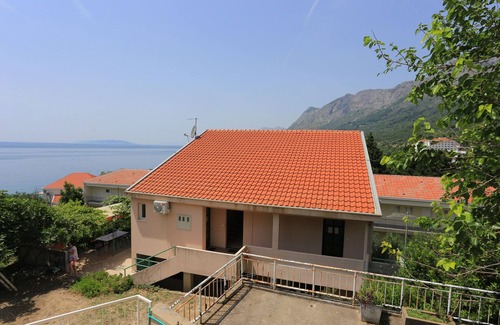 Gradac Apartamento | Apartamento de una habitación con balcón y vista al mar Gradac, Makarska (A-21172-b)