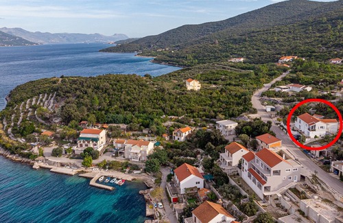 Kneza Apartamento | Apartamento de una habitación con terraza y vista al mar Kneza, Korcula (A-21863-a)