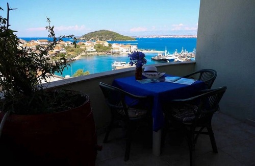 Kali Apartamento | Apartamento de una habitación con balcón y vista al mar Kali, Ugljan (A-14116-e)