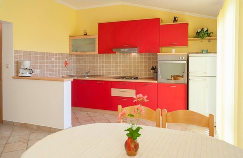 Rab Town Apartamento | Apartamento de una habitación con terraza y vista al mar Supetarska Draga - Gonar, Rab (A-16738-b)