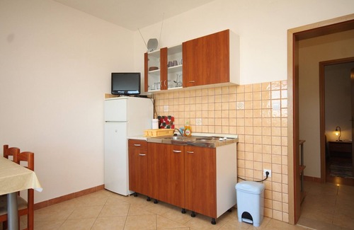 Kraj Apartamento | Apartamento de una habitación con terraza y vista al mar Kraj, Pasman (A-8247-e)
