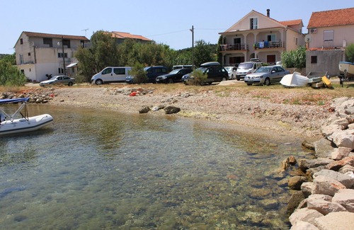 Kraj Apartamento | Apartamento de una habitación con terraza y vista al mar Kraj, Pasman (A-8247-e)