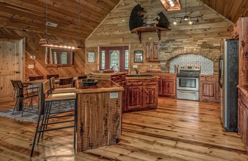 Blue Ridge Cabina | One Level, fire pit, hot tub, 3 acres, peloton!