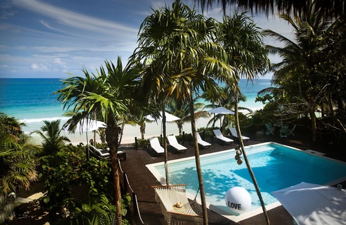 Zona Hotelera Villa | Villa privada y lujosa frente al mar