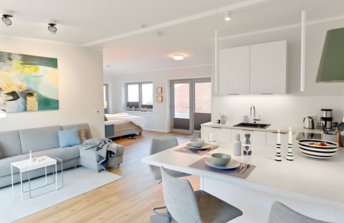Daenschendorf Apartamento | Op de Düün – Exclusive Holiday Apartment with Sauna and Terrace