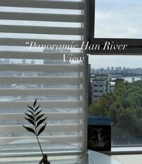 Hapjeong-dong Apartamento | OPENㅡHongdae, Hapjeong Station 1 minute, Luxury hotel style, Panorama Han River View 6 people, 2Room, 3Q bed