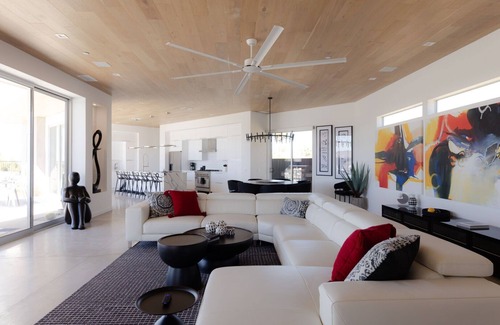 Yucca Valley Casa | Orchid by Fieldtrip | Architectural Estate w Pool, Spa, Game Room