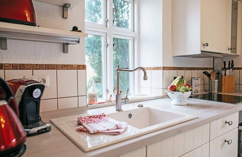 Kappeln Apartamento | Apartamento en un edificio histórico con sauna, chimenea y WiFi.
