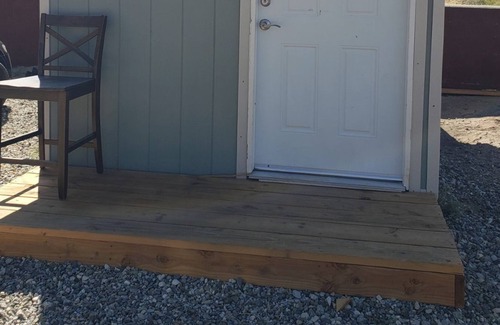 Cabazon Cabina | Our Off-Grid Tiny Cabin awaits you and your desert adventure. Sleeps up to 3.