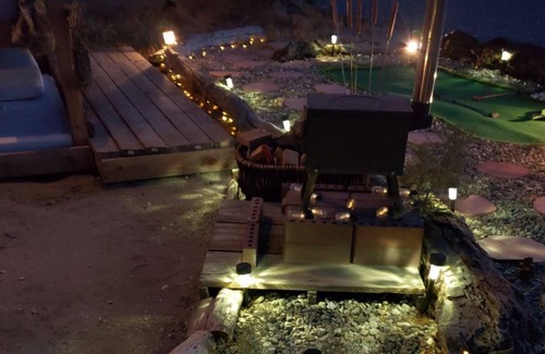 Cabazon Cabina | Our Off-Grid Tiny Cabin awaits you and your desert adventure. Sleeps up to 3.