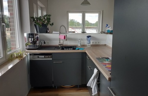 Quakenbruck Apartamento | Overnight stay in special locations with parking and private terrace