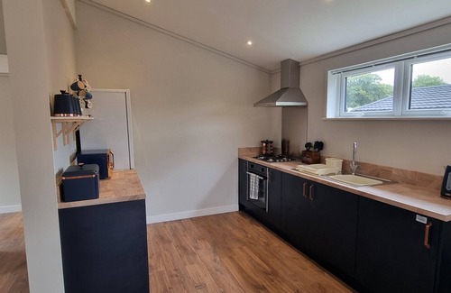 Liskeard Apartamento | Lodge-Baño con ducha-Vista al campo-Owl Dog Friendly