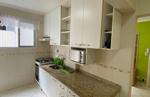 Canto do Forte Apartamento | Pé na areia Canto do forte II