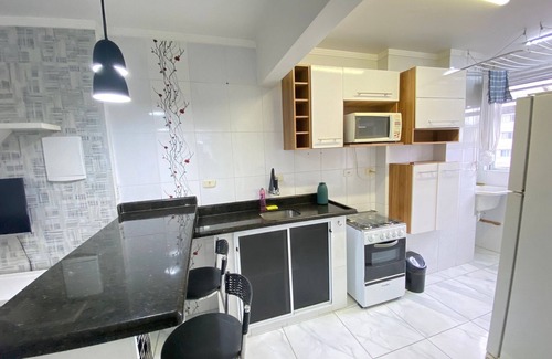 Sao Vicente Apartamento | Pé na Areia Praia do Gonzaguinha