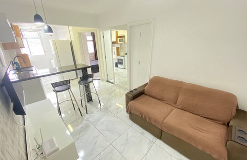 Sao Vicente Apartamento | Pé na Areia Praia do Gonzaguinha