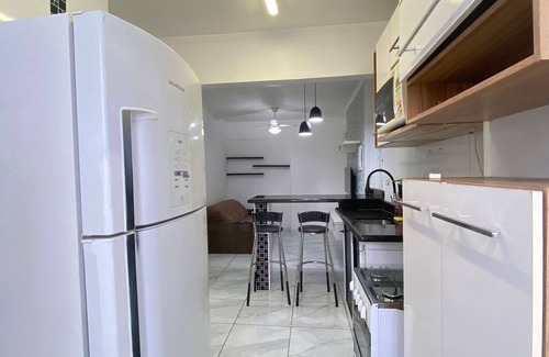 Sao Vicente Apartamento | Pé na Areia Praia do Gonzaguinha