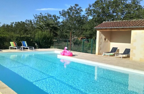 Daglan Cabaña | Casa Périgord con piscina, WiFi, se aceptan mascotas