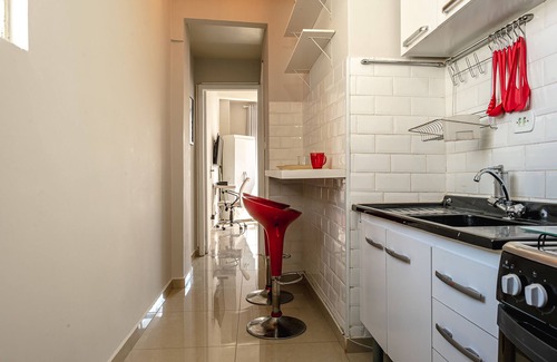 Republica Apartamento | Pôr do sol 17º andar com vista da cidade