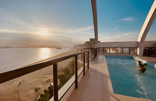 Boqueirao Apartamento | Pôr do Sol Inesquecível: Vista para o Oceano