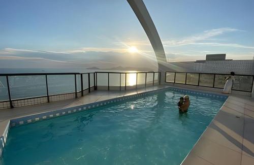 Boqueirao Apartamento | Pôr do Sol Inesquecível: Vista para o Oceano