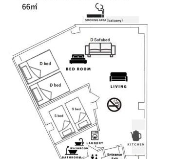 Hiroshima City Centre Casa | P-STAY広島平和公園withペット 401号室