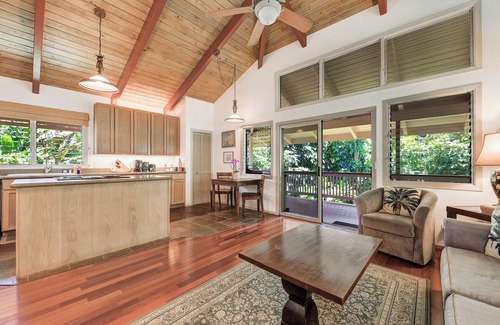 Wainiha Casa | ♥ River Estate Guest House ♥ Riverfront ♥ A / C ♥ Romántico ♥ Privado ♥ Tranquilo ♥ TVNC 5132