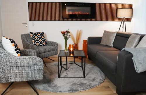 Kernstadt Apartamento | Paderborn-Oase mit Kamin-Balkon-Stilvolles Zuhause-Self Check-Parkplatz